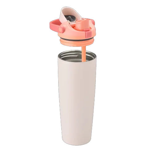 Leak-Proof Insulated Bottle | Patented Sip Lid, 24hr Ice Cold, Easy-Carry Handle Sway - Rose Quartz