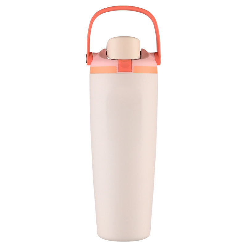 Leak-Proof Insulated Bottle | Patented Sip Lid, 24hr Ice Cold, Easy-Carry Handle Sway - Rose Quartz