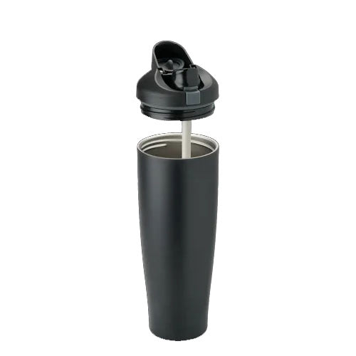 Leak-Proof Insulated Bottle | Patented Sip Lid, 24hr Ice Cold,Tumbler - Black