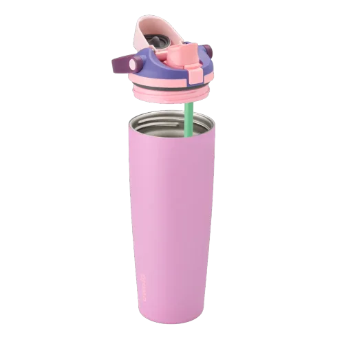 Leak-Proof Insulated Bottle | Patented Sip Lid, 24hr Ice Cold, Easy-Carry Handle Sway - Light Purple