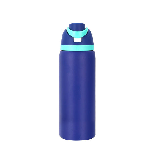 Leak-Proof Insulated Bottle | Patented Sip Lid, 24hr Ice Cold, Classic - Blue
