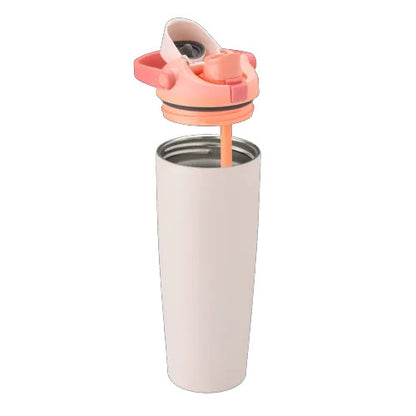 Leak-Proof Insulated Bottle | Patented Sip Lid, 24hr Ice Cold, Easy-Carry Handle Sway - Rose Quartz