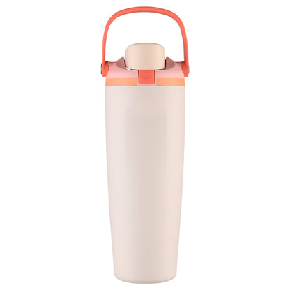 Leak-Proof Insulated Bottle | Patented Sip Lid, 24hr Ice Cold, Easy-Carry Handle Sway - Rose Quartz