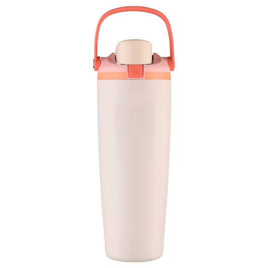 Leak-Proof Insulated Bottle | Patented Sip Lid, 24hr Ice Cold, Easy-Carry Handle Sway - Rose Quartz