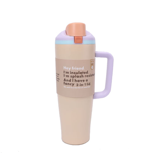 Leak-Proof Insulated Bottle | Patented Sip Lid, 24hr Ice Cold,Tumbler - Matte pink