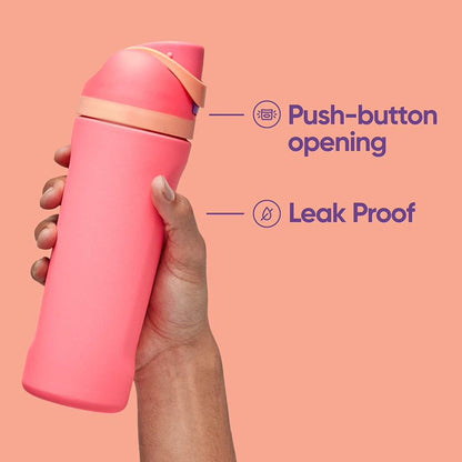 Leak-Proof Insulated Bottle | Patented Sip Lid, 24hr Ice Cold, Classic - Black