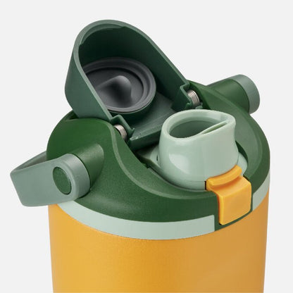 Leak-Proof Insulated Bottle | Patented Sip Lid, 24hr Ice Cold, Easy-Carry Handle Sway - Light Blue
