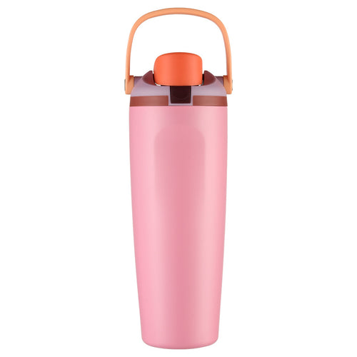 Leak-Proof Insulated Bottle | Patented Sip Lid, 24hr Ice Cold, Easy-Carry Handle Sway - Bright Pink