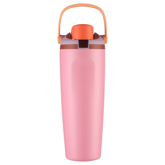 Leak-Proof Insulated Bottle | Patented Sip Lid, 24hr Ice Cold, Easy-Carry Handle Sway - Bright Pink