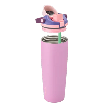 Leak-Proof Insulated Bottle | Patented Sip Lid, 24hr Ice Cold, Easy-Carry Handle Sway - Light Purple