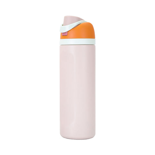 Leak-Proof Insulated Bottle | Patented Sip Lid, 24hr Ice Cold, Classic - Milky white