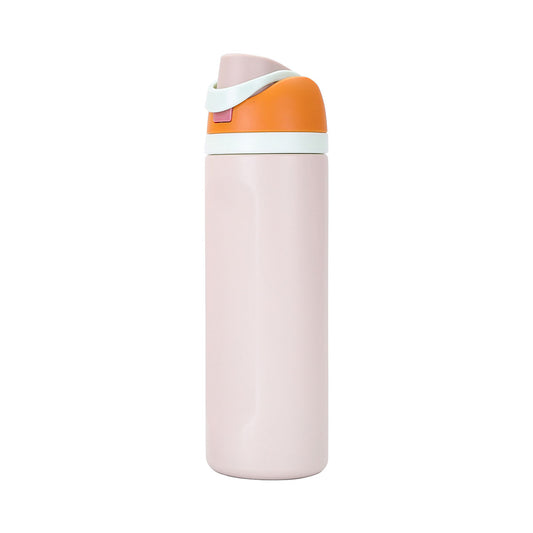 Leak-Proof Insulated Bottle | Patented Sip Lid, 24hr Ice Cold, Classic - Milky white
