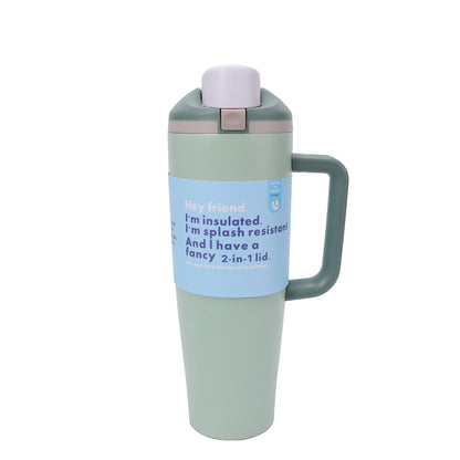 Leak-Proof Insulated Bottle | Patented Sip Lid, 24hr Ice Cold,Tumbler - Light green