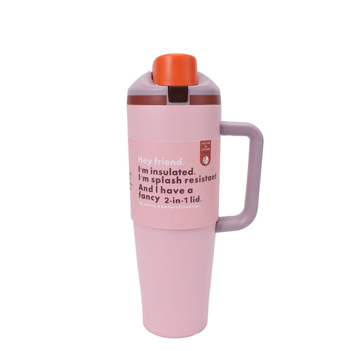 Leak-Proof Insulated Bottle | Patented Sip Lid, 24hr Ice Cold,Tumbler - Light pink