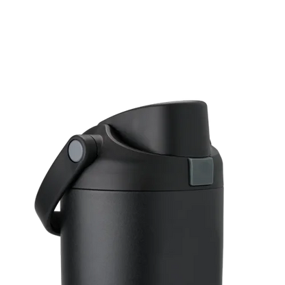 Leak-Proof Insulated Bottle | Patented Sip Lid, 24hr Ice Cold, Easy-Carry Handle Sway - Black