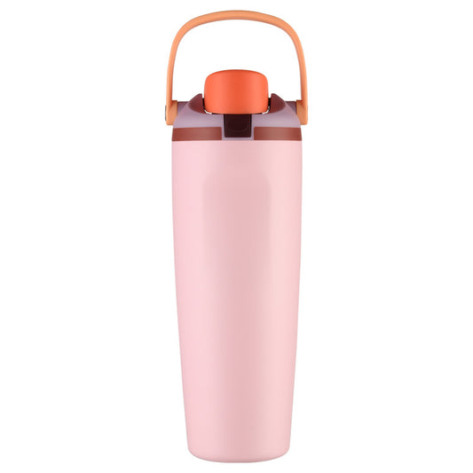 Leak-Proof Insulated Bottle | Patented Sip Lid, 24hr Ice Cold, Easy-Carry Handle Sway - Light Pink