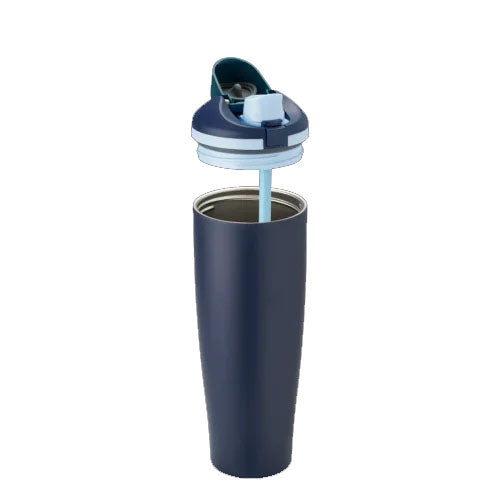 Leak-Proof Insulated Bottle | Patented Sip Lid, 24hr Ice Cold,Tumbler - Navy blue