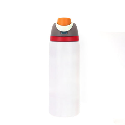 Leak-Proof Insulated Bottle | Patented Sip Lid, 24hr Ice Cold, Classic - White