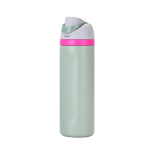 Leak-Proof Insulated Bottle | Patented Sip Lid, 24hr Ice Cold, Classic - Light green