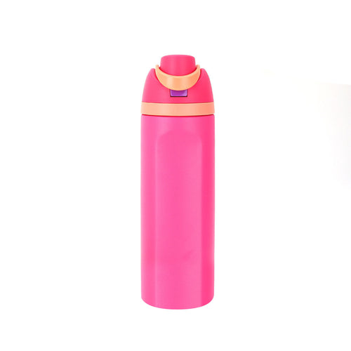 Leak-Proof Insulated Bottle | Patented Sip Lid, 24hr Ice Cold, Classic - Rose Red